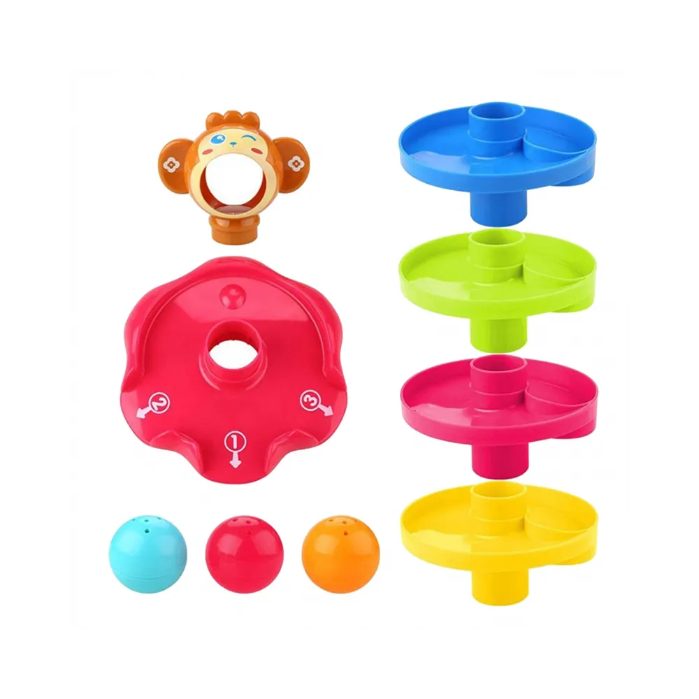 WOOPIE BABY Kulodrom Tor Kulkowy Zestaw Spirala + 3 Kulki