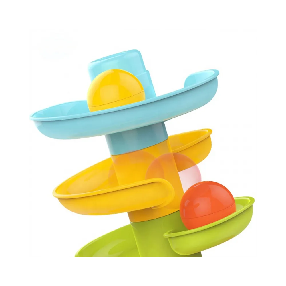 WOOPIE BABY Kulodrom Tor Kulkowy Zestaw Spirala + 3 Kulki