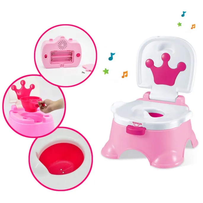 Wygodne krzesełko nocne z 5 melodiami dla malucha