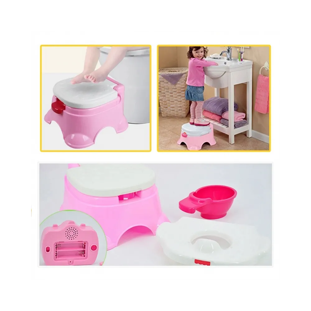 WOOPIE BABY Pierwszy Nocnik dla Dziecka z Muzyką 3w1 Krzesełko Stopień