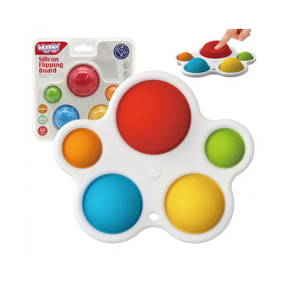 WOOPIE BABY Zabawka Sensoryczna Gryzak Antystresowy POP IT Montessori