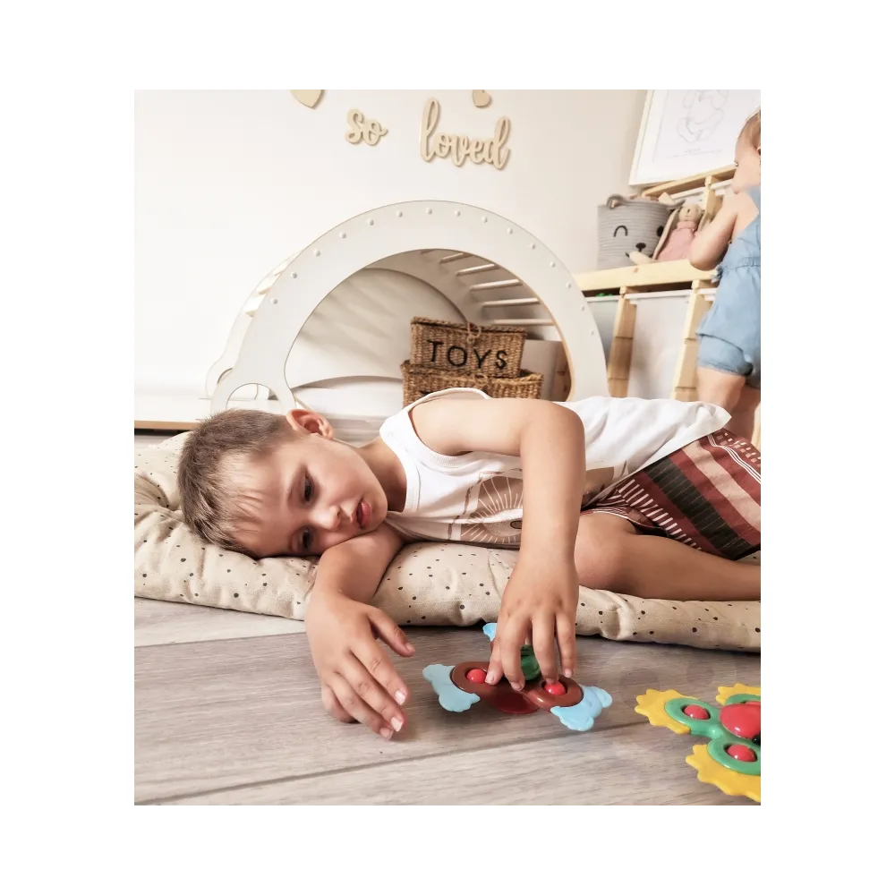 WOOPIE BABY Spiner Zabawka Sensoryczna Edukacyjna 3w1 Kolorowe