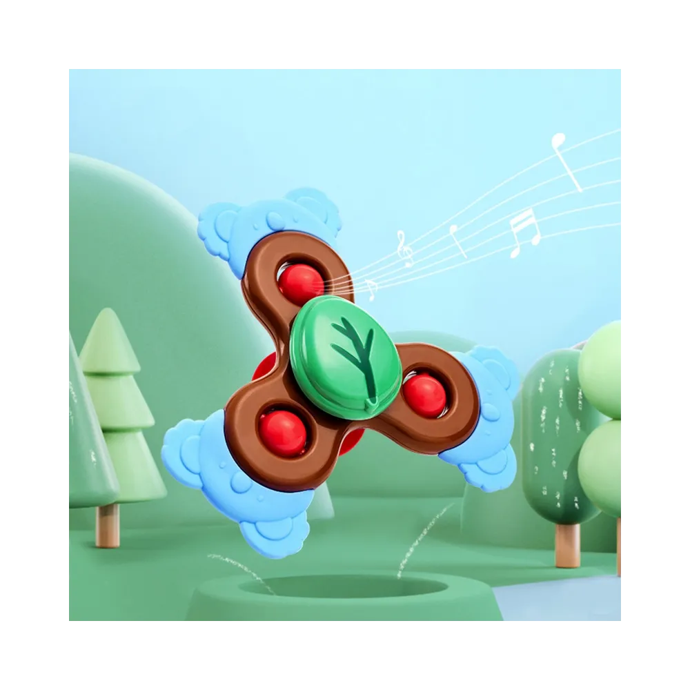 WOOPIE BABY Spiner Zabawka Sensoryczna Edukacyjna 3w1 Kolorowe