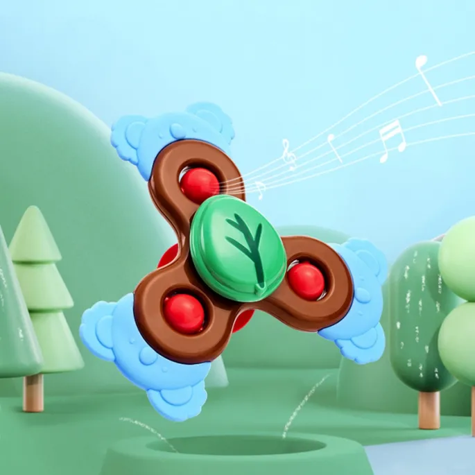 Kolorowe spinnery do zabawy w wodzie lub na stole