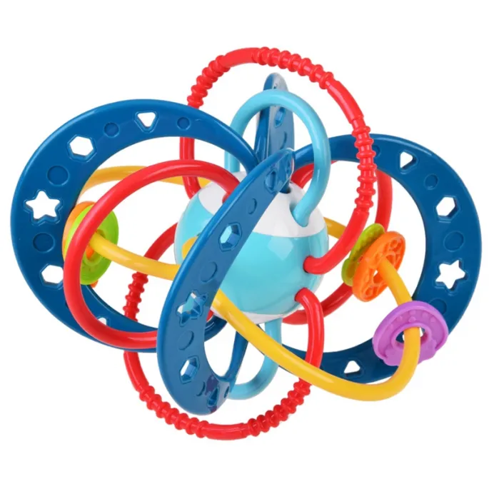 Kolorowa grzechotka idealna do gryzienia