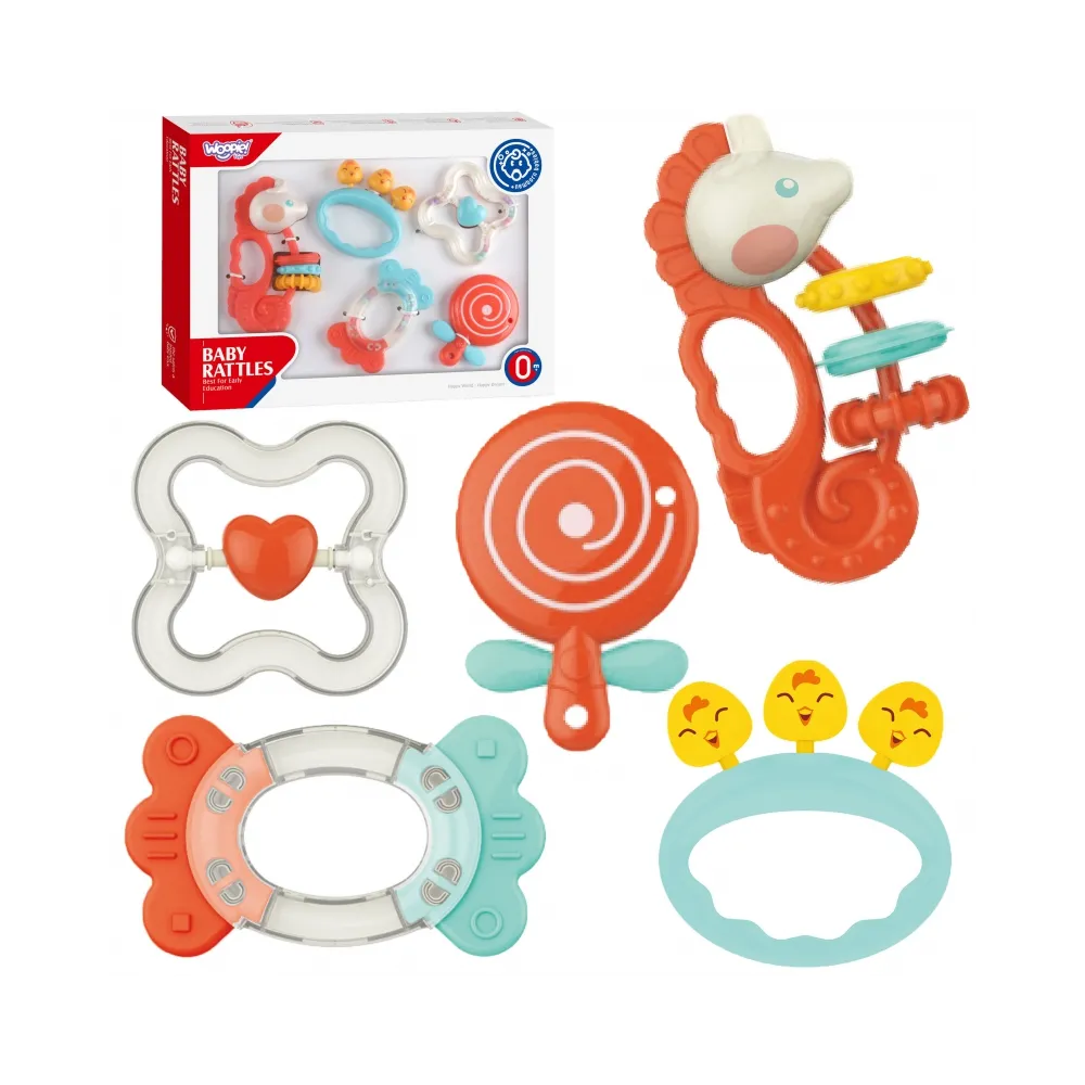 WOOPIE BABY Zestaw Gryzaków Grzechotek Sensorycznych