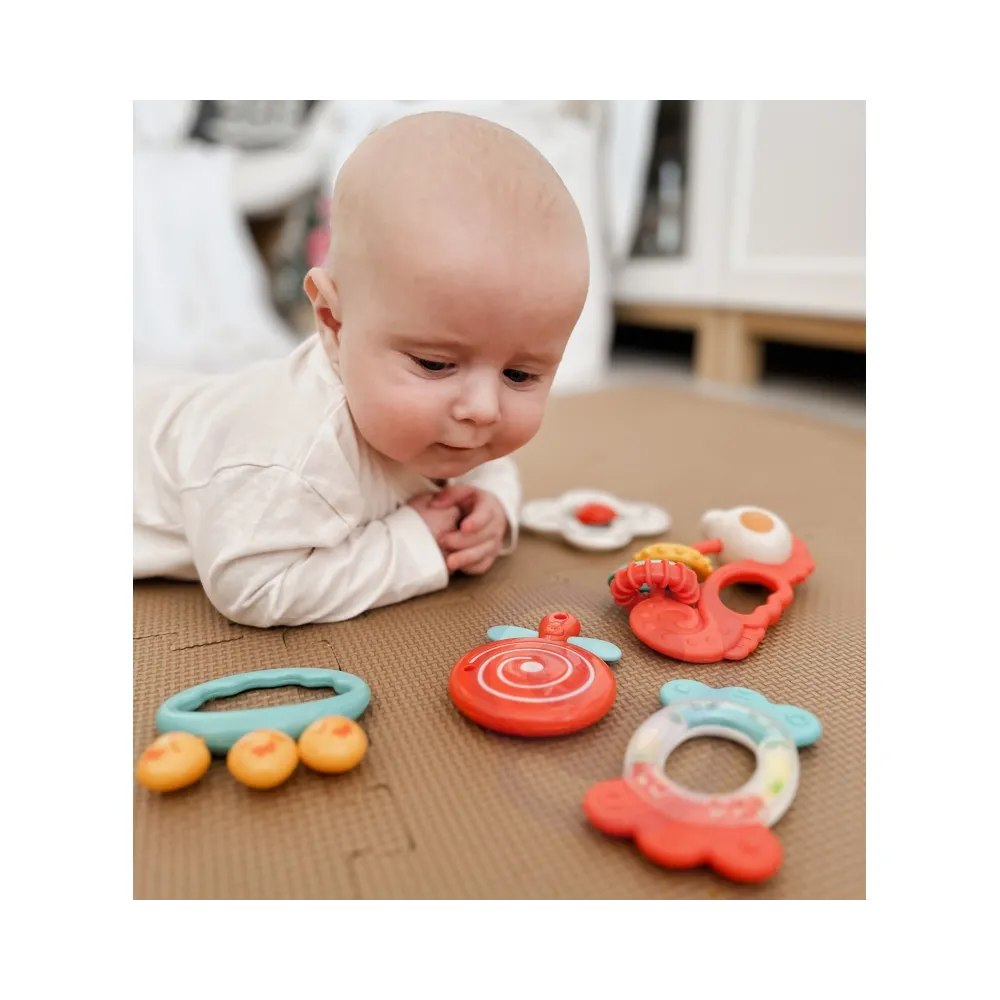 WOOPIE BABY Zestaw Gryzaków Grzechotek Sensorycznych