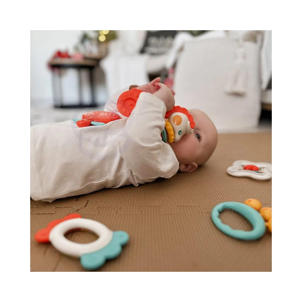 WOOPIE BABY Zestaw Gryzaków Grzechotek Sensorycznych