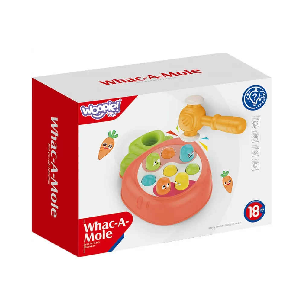 WOOPIE BABY Gra Zręcznościowa Uderz Kreta Wbijanka