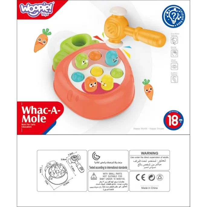 Młotek i gra zręcznościowa - Uderz Kreta od WOOPIE.