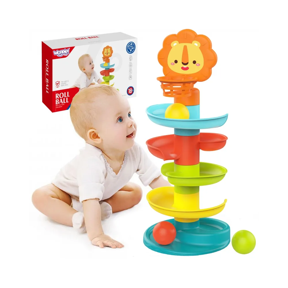 Tor zjeżdżalnia z piłeczkami dla dzieci