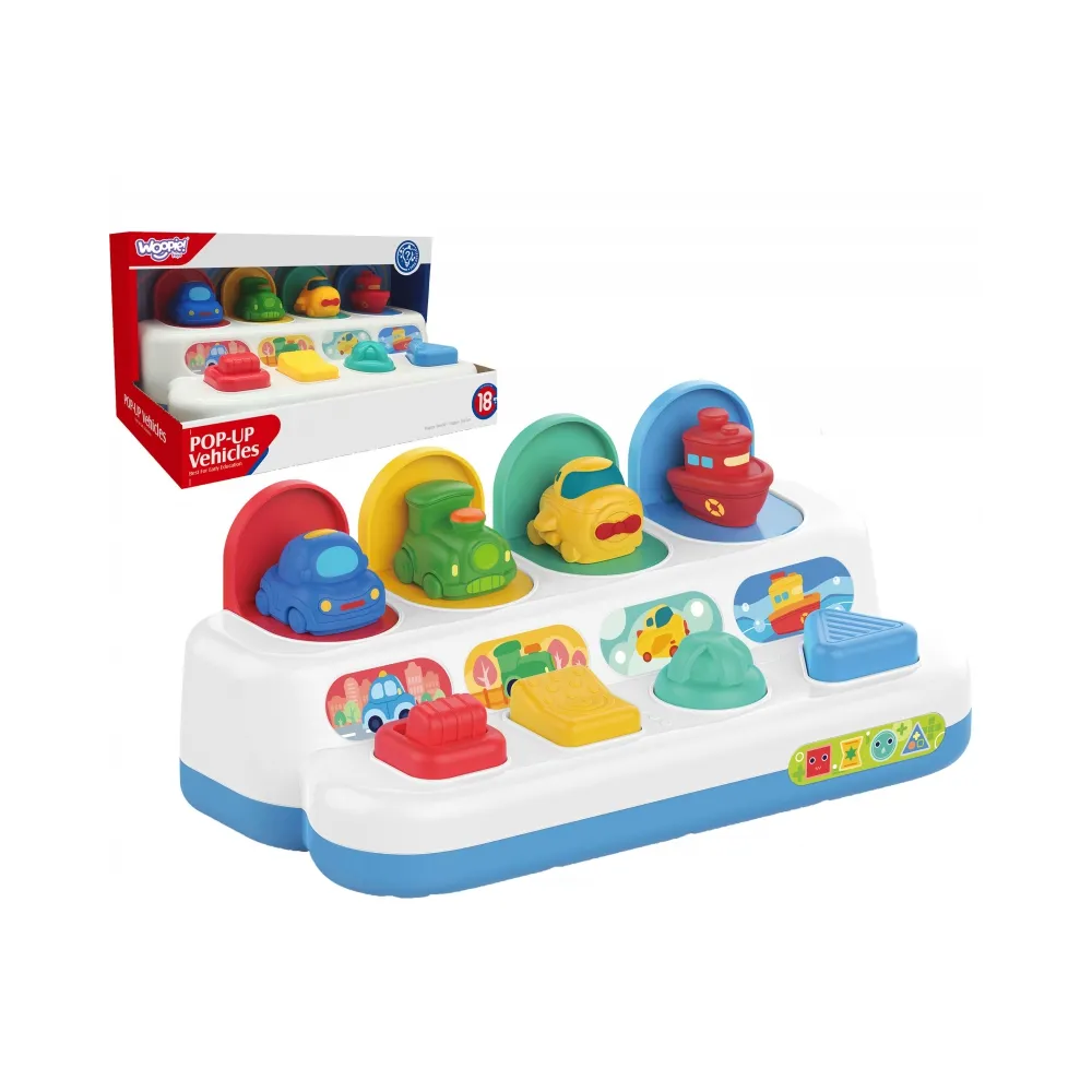 WOOPIE BABY Zabawka Edukacyjna Wyskakujące Pojazdy POP-UP