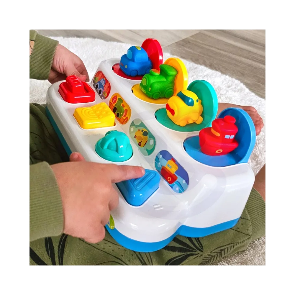 WOOPIE BABY Zabawka Edukacyjna Wyskakujące Pojazdy POP-UP