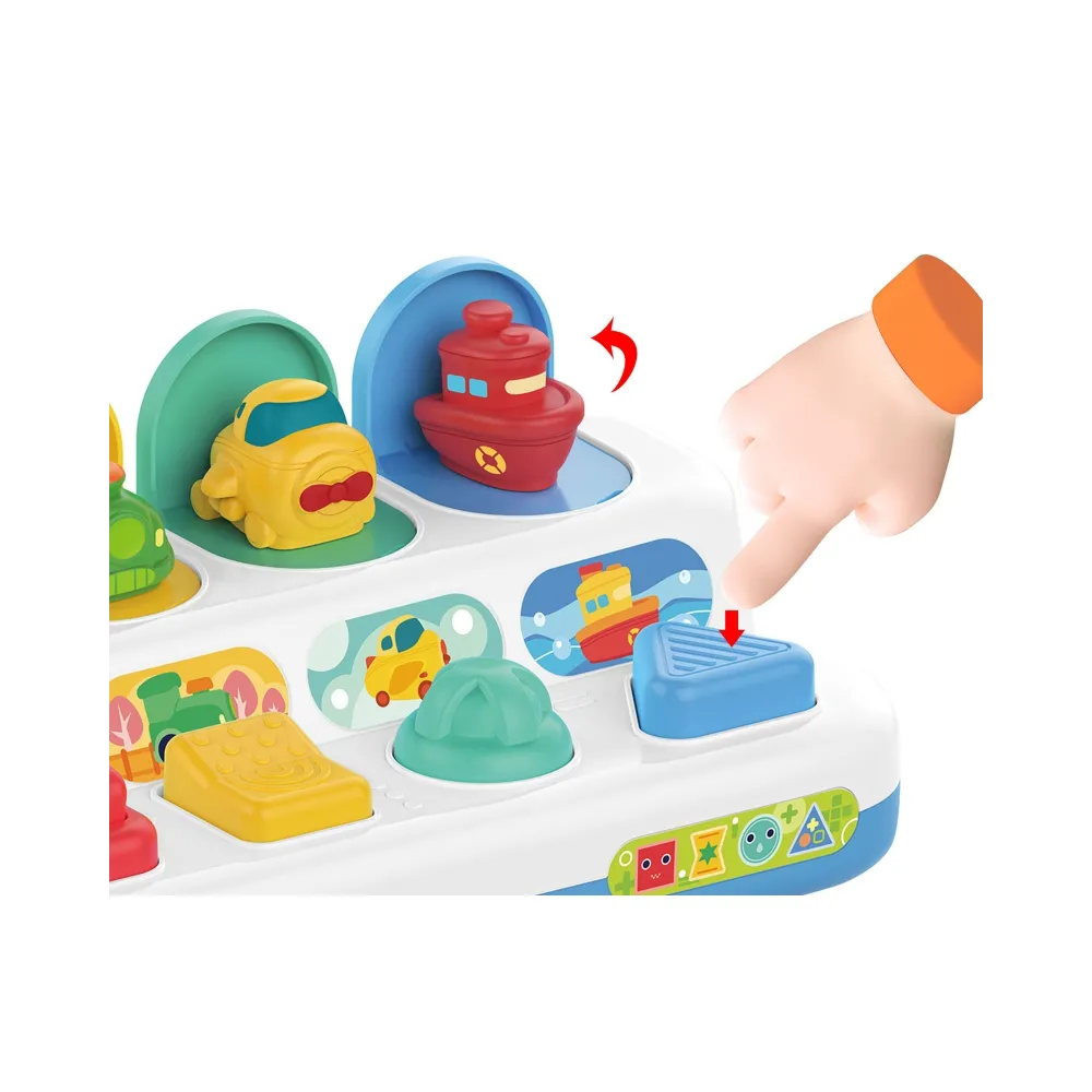 WOOPIE BABY Zabawka Edukacyjna Wyskakujące Pojazdy POP-UP