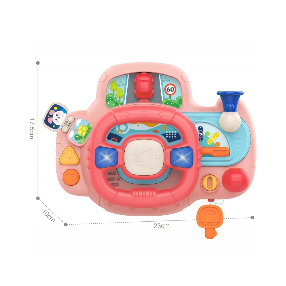 WOOPIE BABY Kierownica Samochodowa Interaktywna z Swiatłami Dźwiękiem