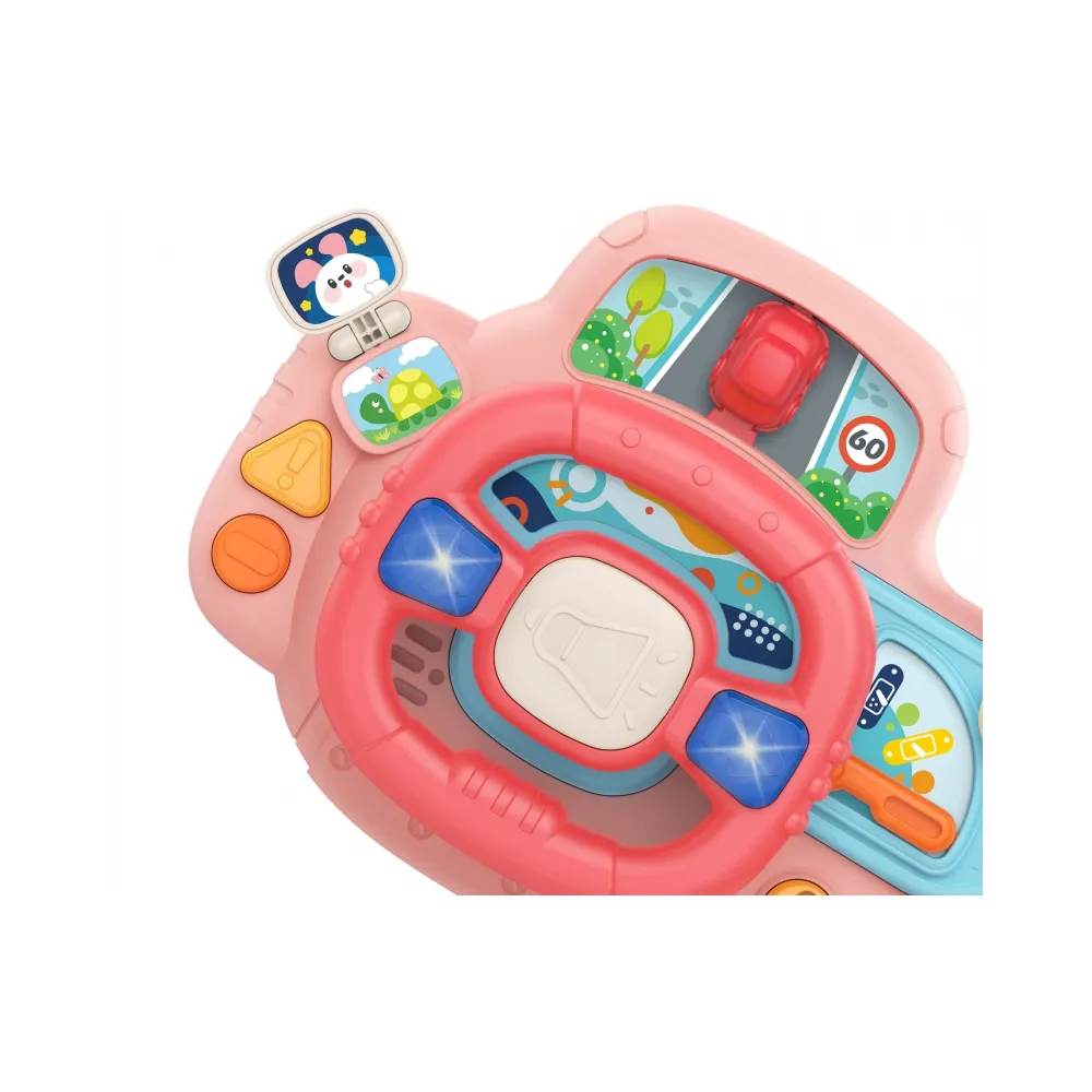 WOOPIE BABY Kierownica Samochodowa Interaktywna z Swiatłami Dźwiękiem