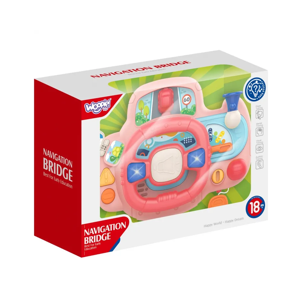 WOOPIE BABY Kierownica Samochodowa Interaktywna z Swiatłami Dźwiękiem