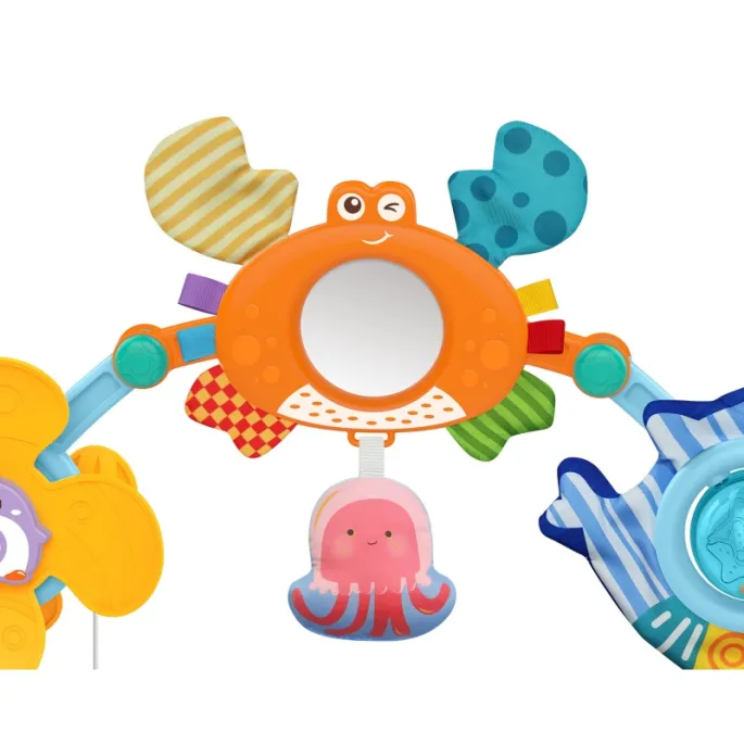 Zabawki sensoryczne na pałąku