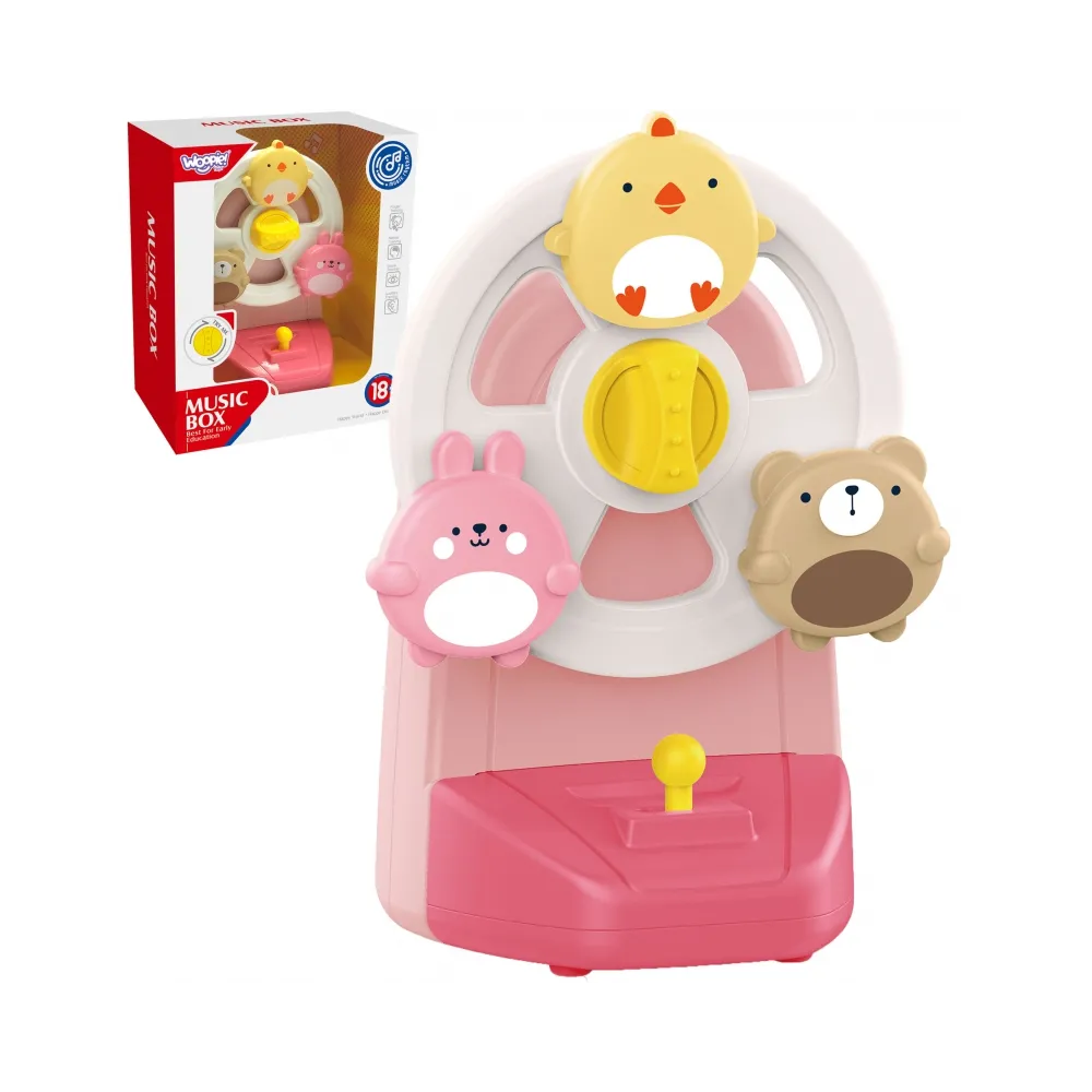 WOOPIE BABY Pozytywka Karuzela Zwierzęta Zabawka Muzyczna Edukacyjna