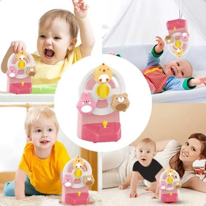 Stabilna zabawka z funkcją telefonu na korbkę