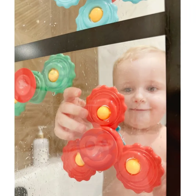 Zestaw 3 interaktywnych zabawek spinnerowych dla najmłodszych