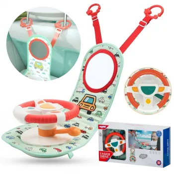 Interaktywna kierownica do samochodu dla dzieci z efektami dźwiękowymi