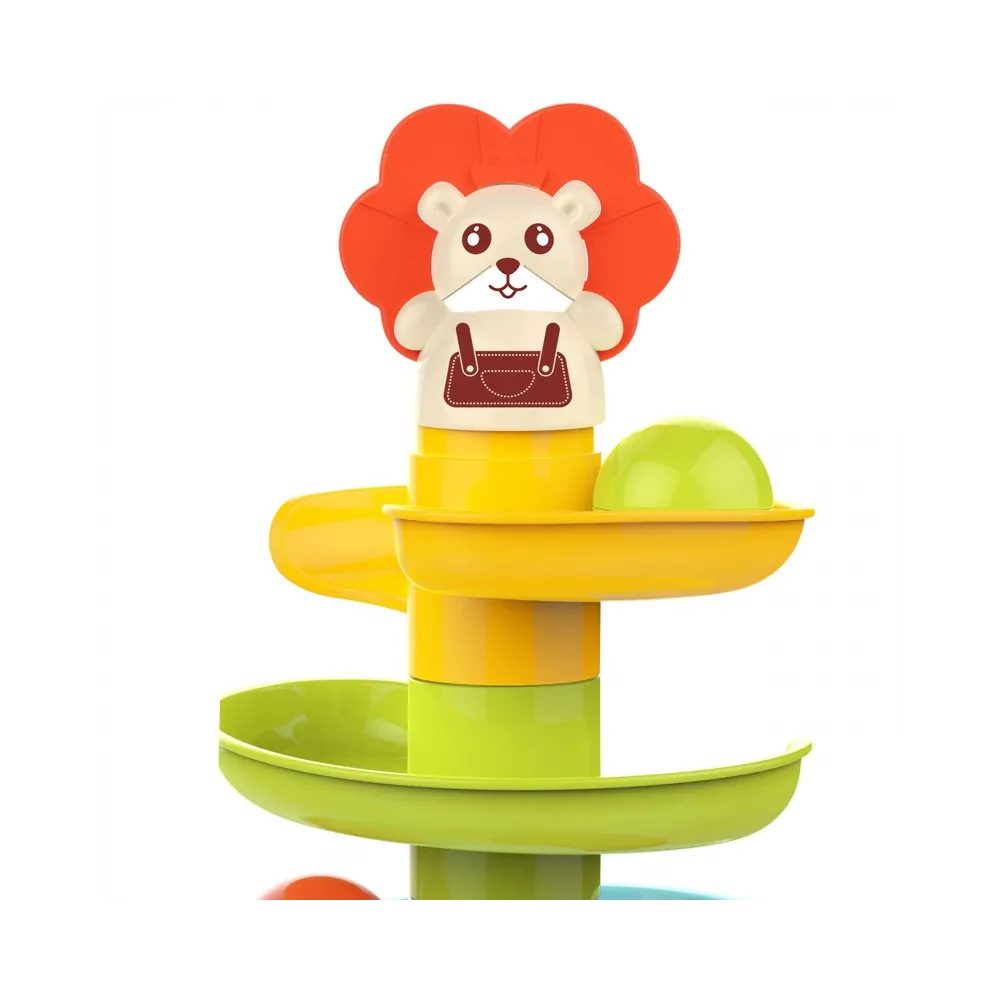 WOOPIE BABY Kulodrom Tor Kulkowy Zestaw Spirala + 6 Kulek