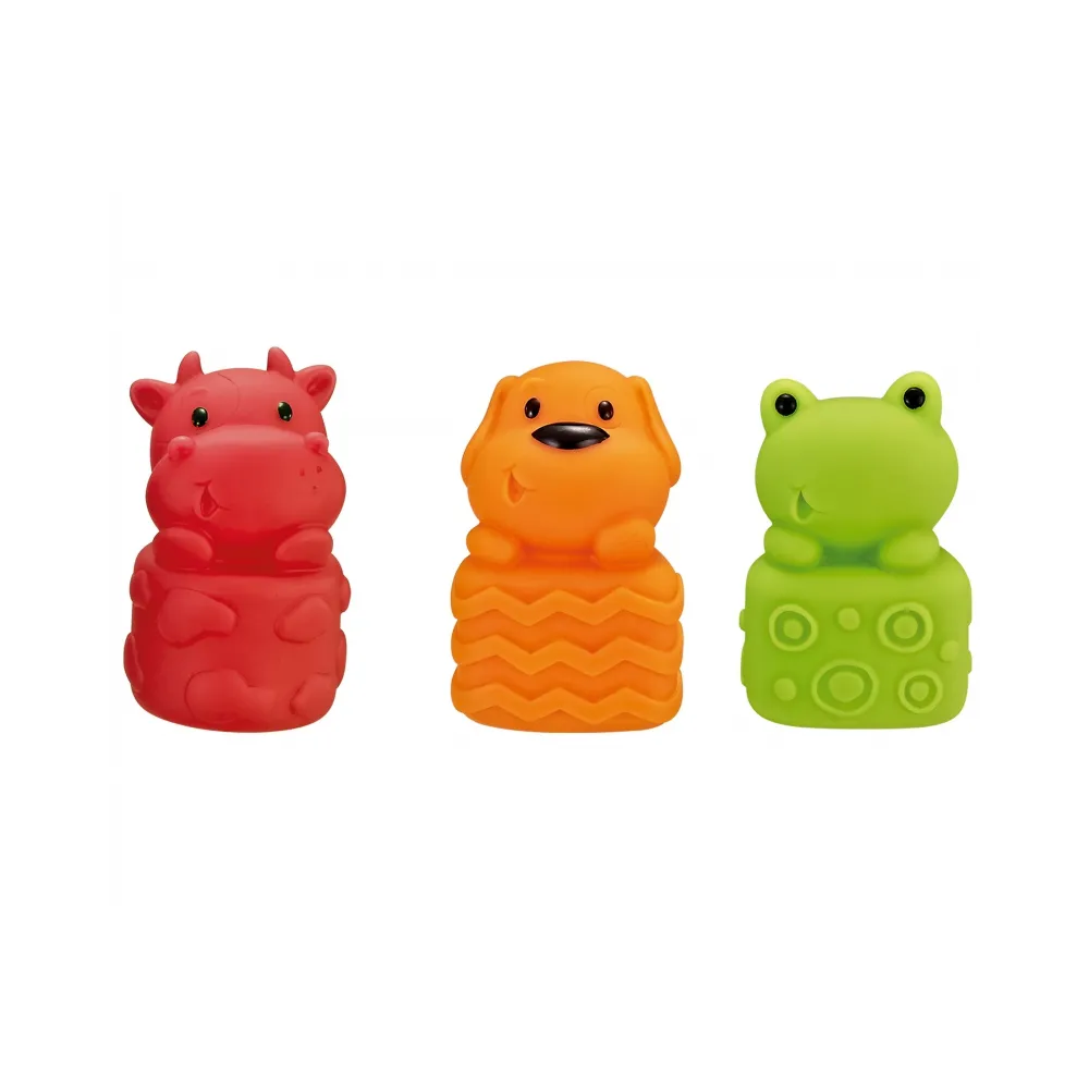 WOOPIE BABY Zwierzątka Sensoryczne Miękkie Zestaw 6 szt