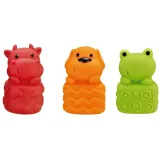 WOOPIE BABY Zwierzątka Sensoryczne Miękkie Zestaw 6 szt