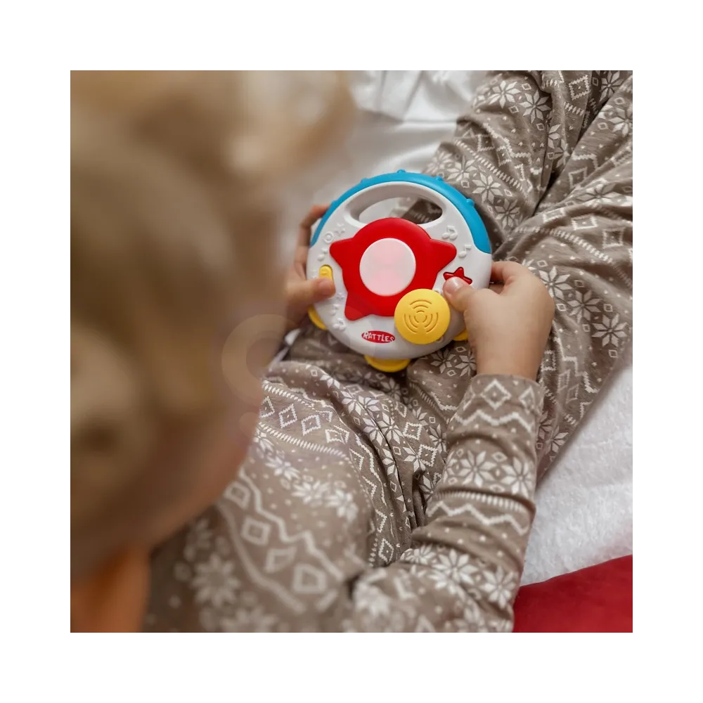 WOOPIE BABY Interaktywny Tamburyn Zabawka Muzyczna