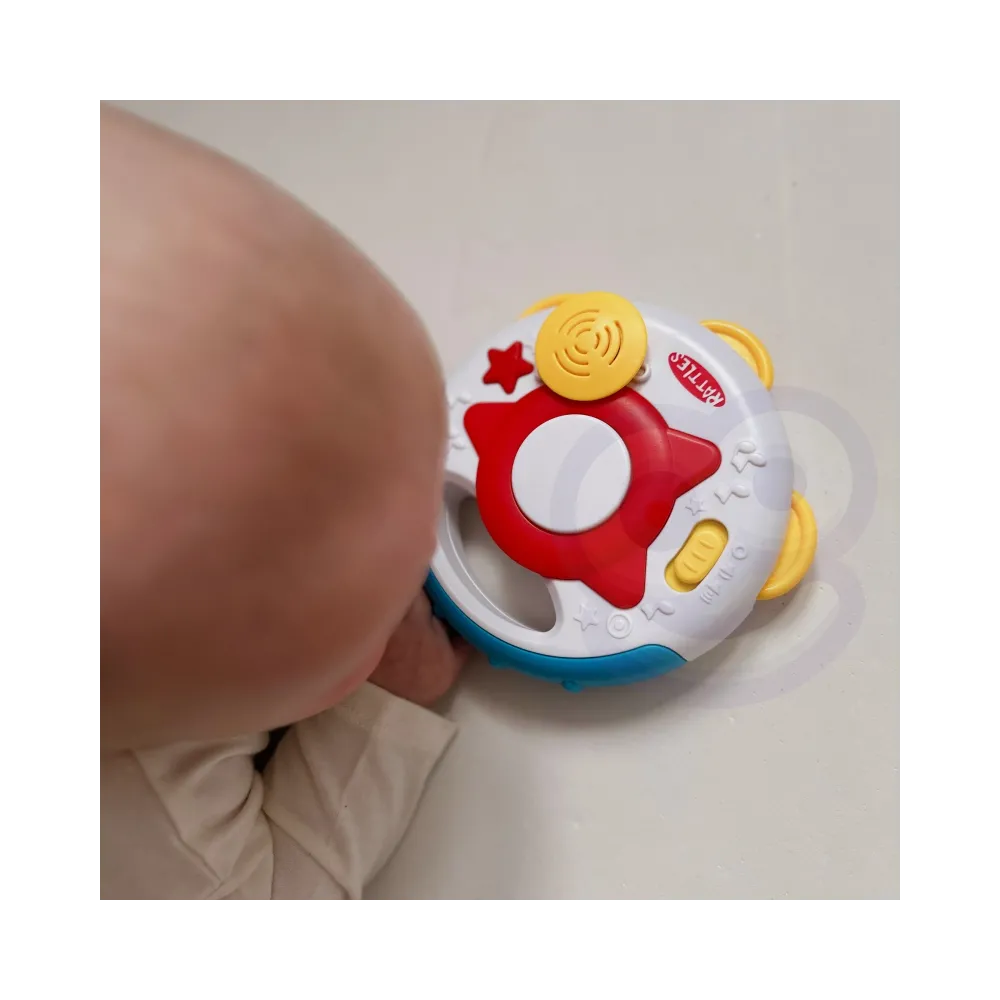 WOOPIE BABY Interaktywny Tamburyn Zabawka Muzyczna