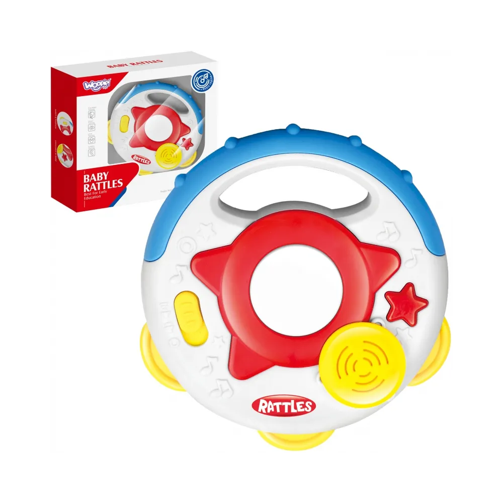 WOOPIE BABY Interaktywny Tamburyn Zabawka Muzyczna