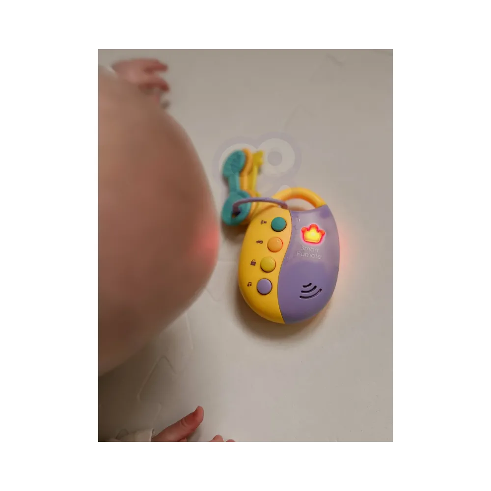 WOOPIE BABY Interaktywne Kluczki Samochodowe z Pilotem Gryzak 2w1