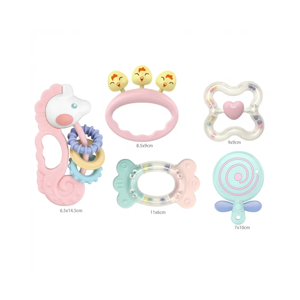 WOOPIE BABY Zestaw Gryzaków Grzechotek Sensorycznych