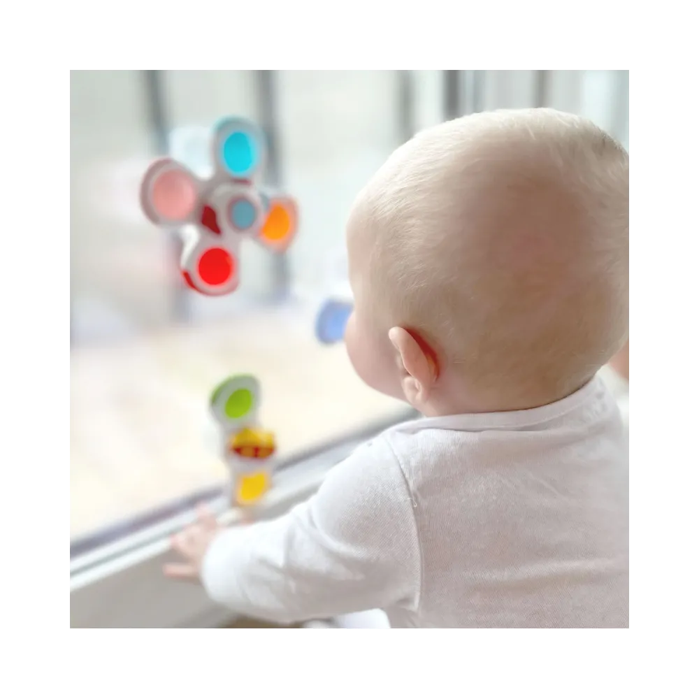 WOOPIE BABY Spinner Zabawka Sensoryczna Rakieta Kosmita Ufo 3 szt.