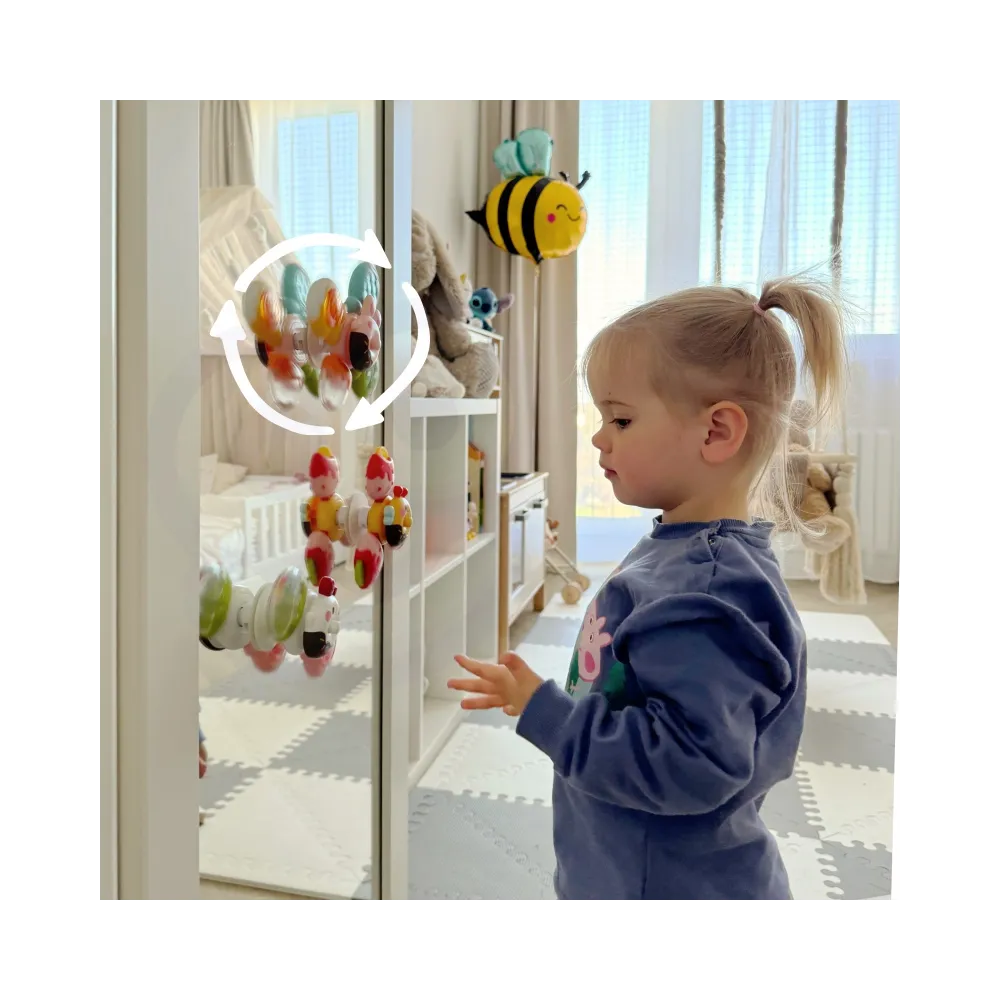 WOOPIE BABY Spinner Zabawka Sensoryczna Pszczoła Kurczak Królik Wymienne 3 szt.