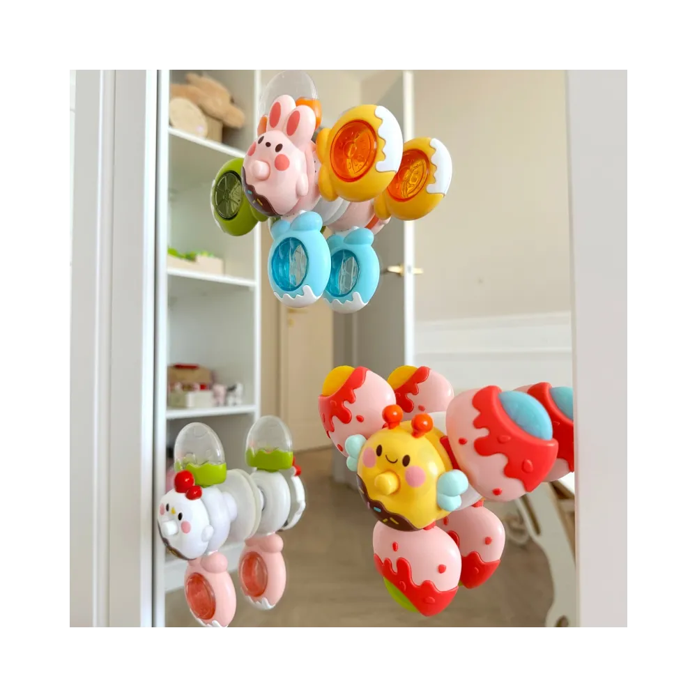 WOOPIE BABY Spinner Zabawka Sensoryczna Pszczoła Kurczak Królik Wymienne 3 szt.