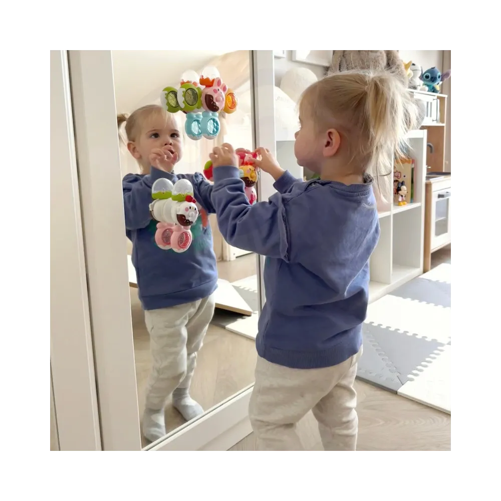 WOOPIE BABY Spinner Zabawka Sensoryczna Pszczoła Kurczak Królik Wymienne 3 szt.