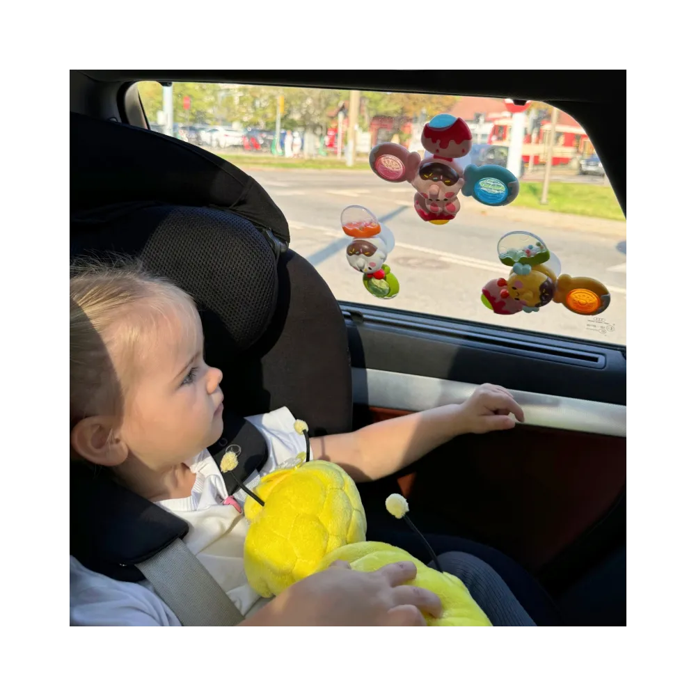 WOOPIE BABY Spinner Zabawka Sensoryczna Pszczoła Kurczak Królik Wymienne 3 szt.