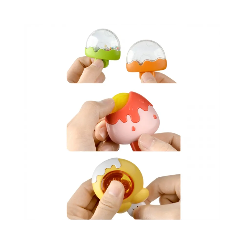 WOOPIE BABY Spinner Zabawka Sensoryczna Pszczoła Kurczak Królik Wymienne 3 szt.