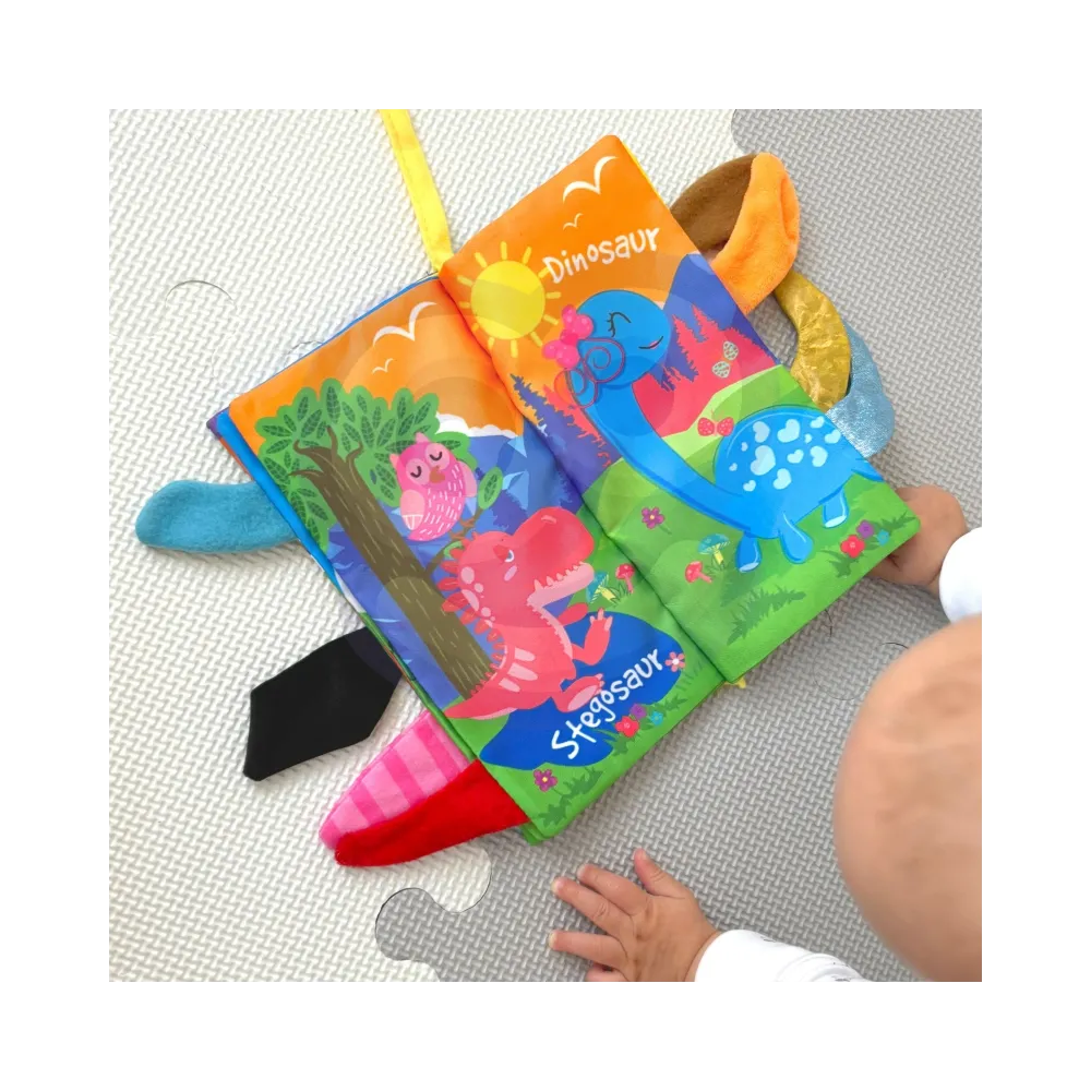 WOOPIE BABY Książeczka z Ogonkami Zwierząt Leśnych Materiałowa