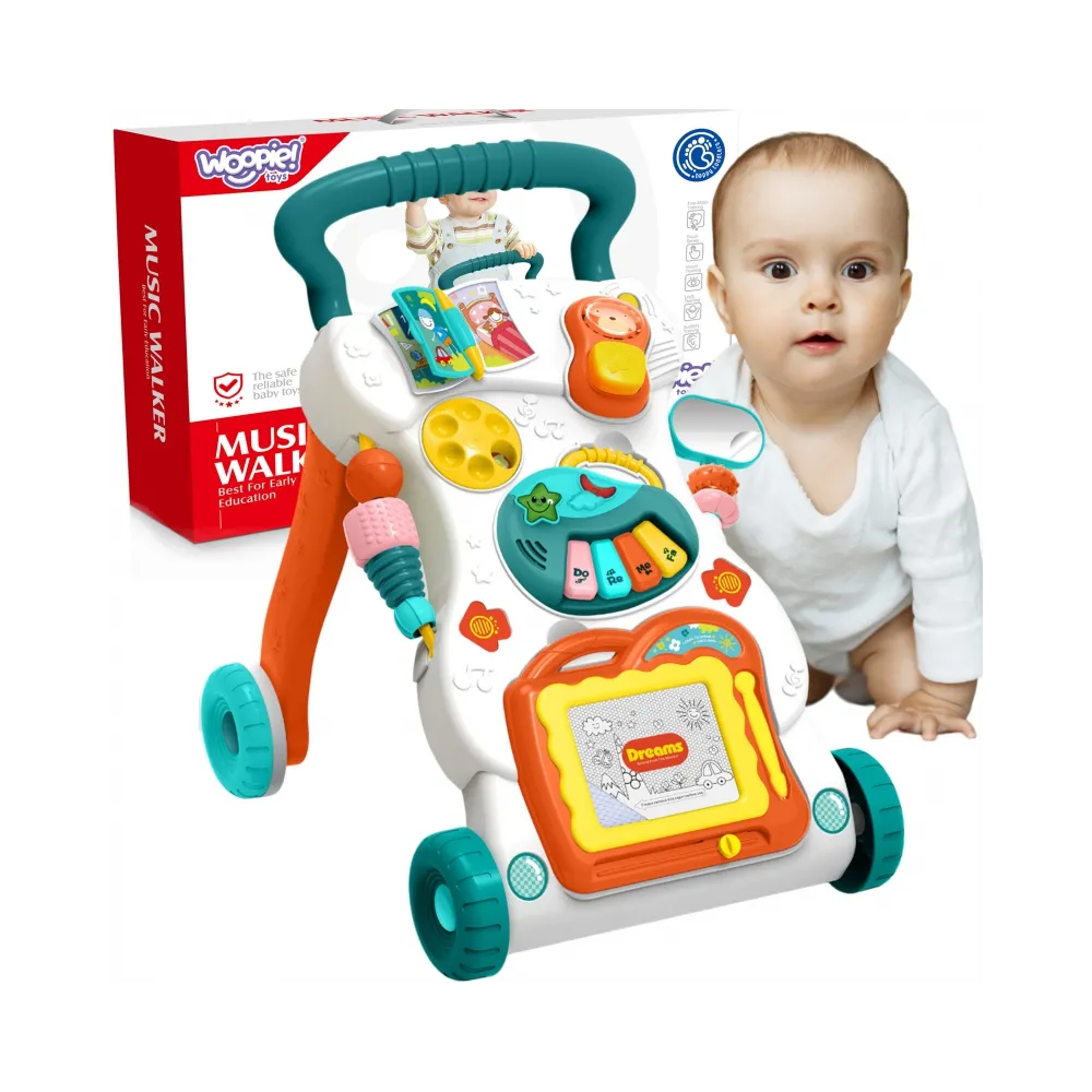 WOOPIE BABY Grający Chodzik z Znikopisem