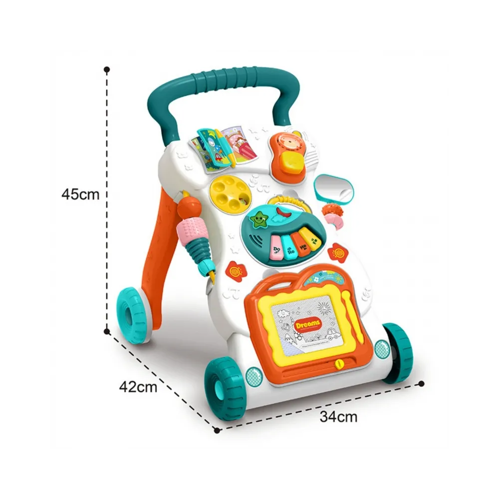 WOOPIE BABY Grający Chodzik z Znikopisem