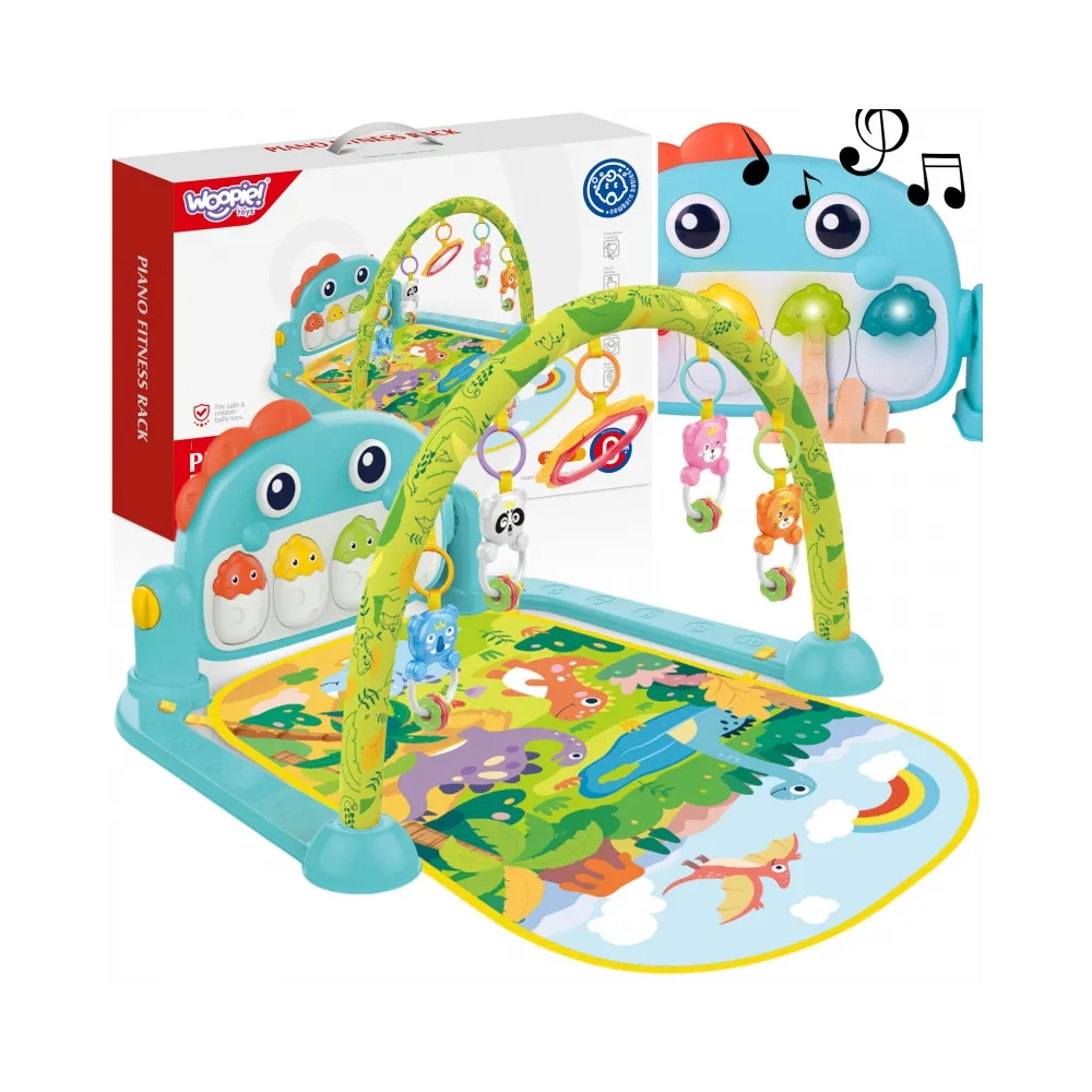 WOOPIE BABY Mata z Pałąkiem Dino