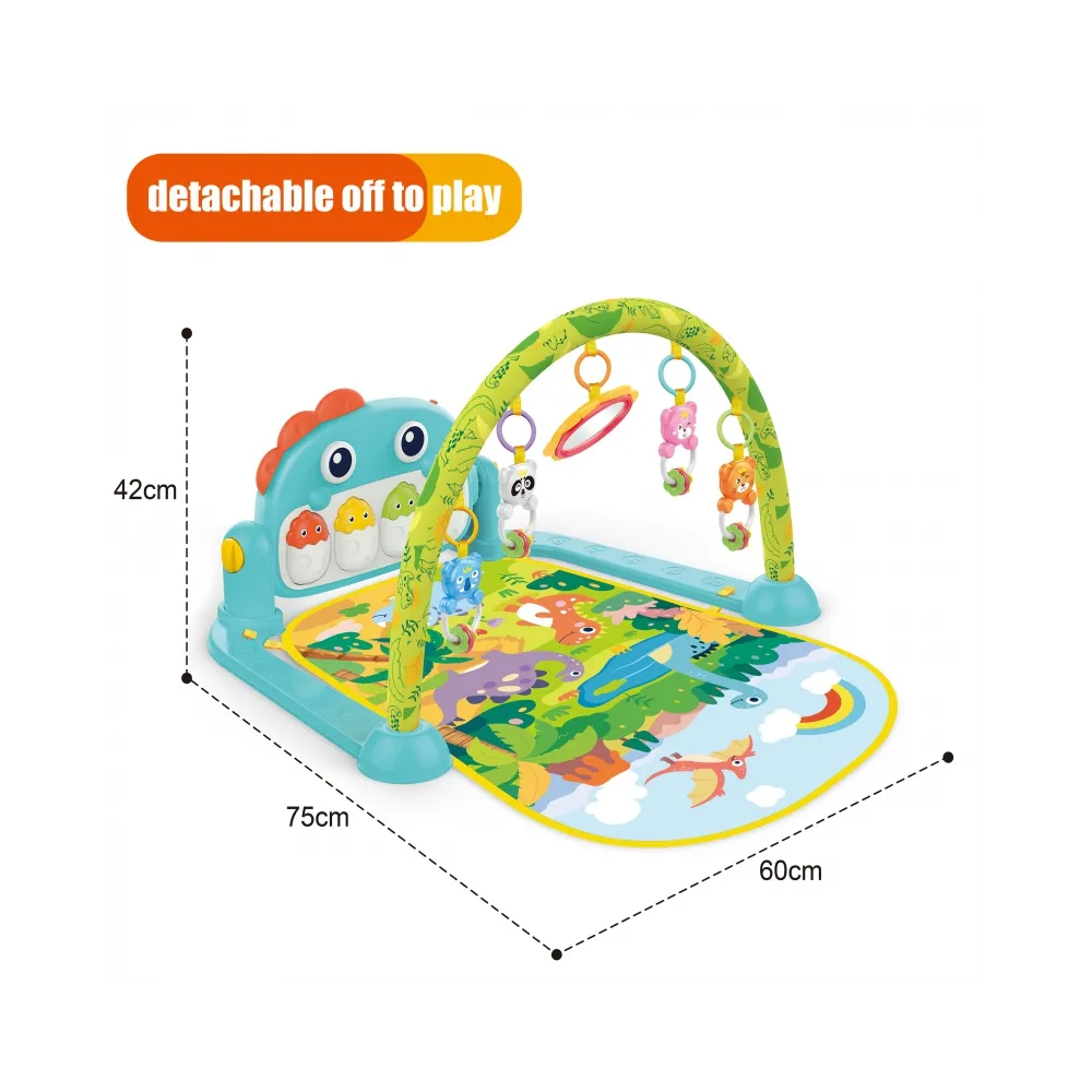 WOOPIE BABY Mata z Pałąkiem Dino