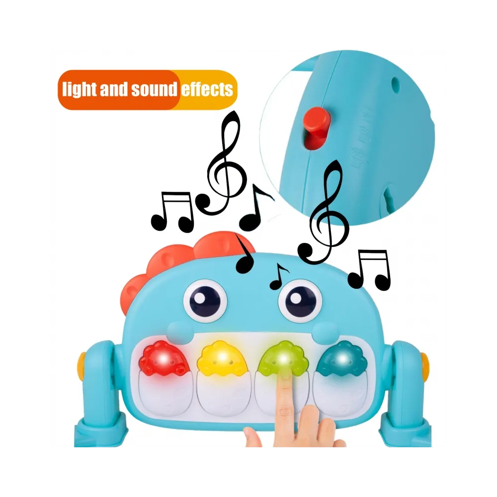 WOOPIE BABY Mata z Pałąkiem Dino