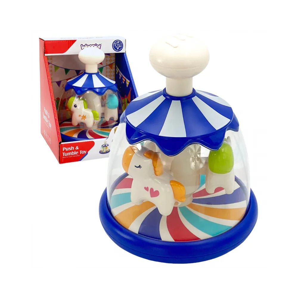 WOOPIE BABY Kolorowe Koniki Niebieski Bączek Karuzela
