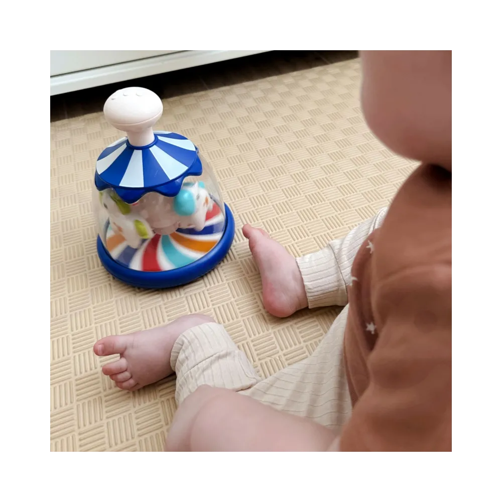 WOOPIE BABY Kolorowe Koniki Niebieski Bączek Karuzela