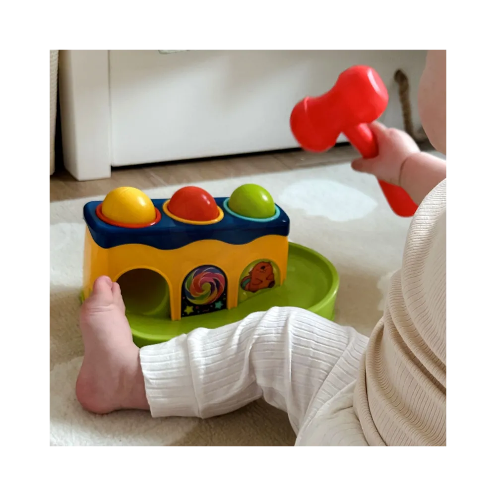 WOOPIE BABY Kolorowa Przebijanka Wbijanka z Młoteczkiem Montessori