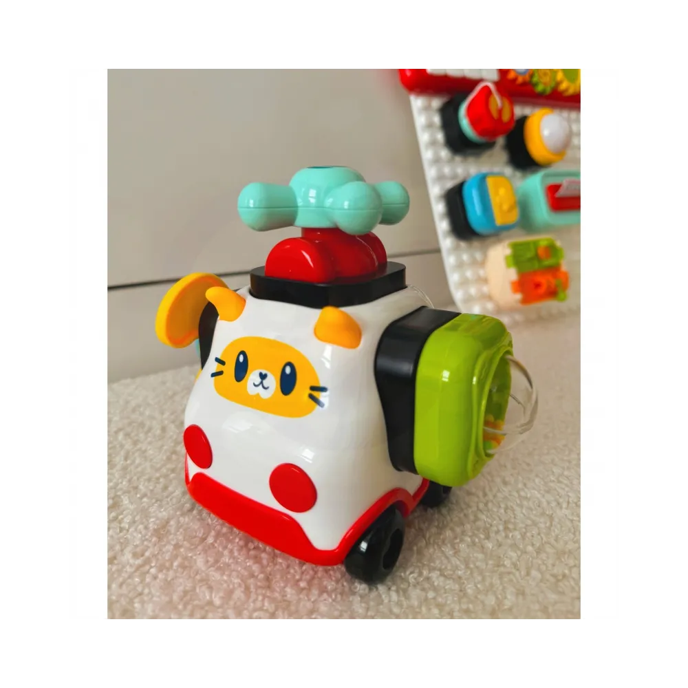 WOOPIE BABY Montessori Tablica Manipulacyjna Kolorowy Panel Aktywności